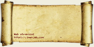 Jovana Pančić vizit kartica